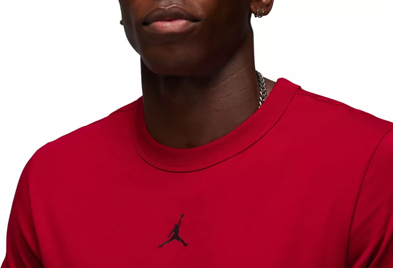 Мужская футболка Jordan Dri-FIT Sport Performance с короткими рукавами, цвет Gym Red — фото 4