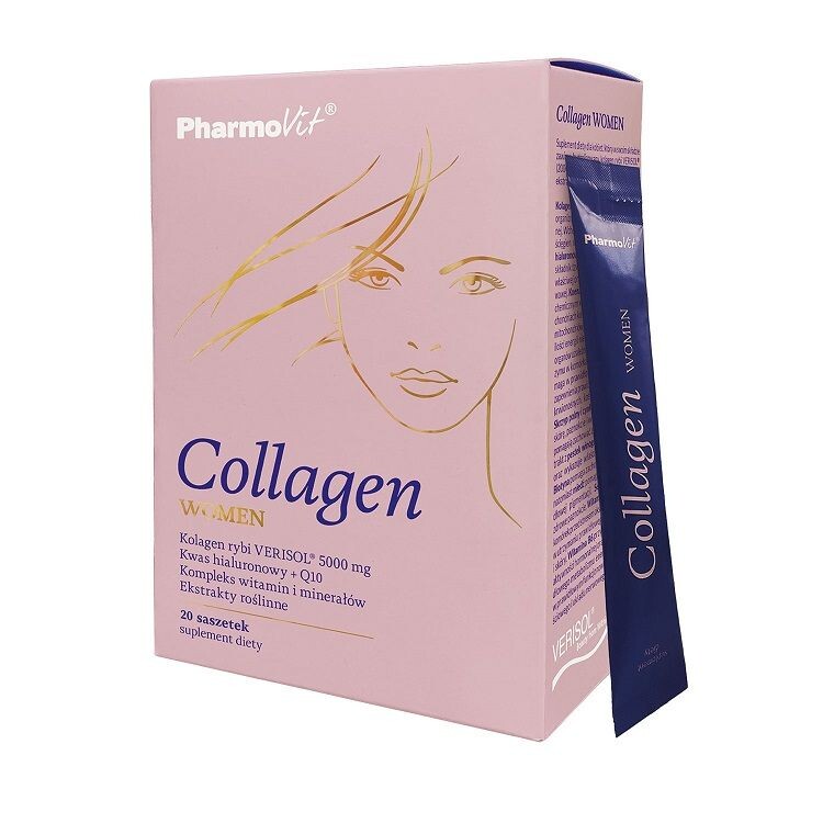 

Рыбный коллагеновый порошок Pharmovit Collagen Women, 20 шт