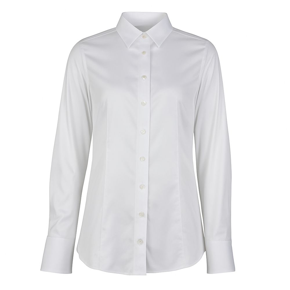 

Белая хлопковая женская рубашка Made In Italy, White