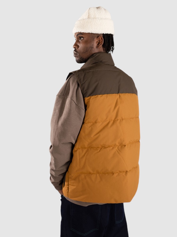 Зимняя куртка Patagonia Downdrift Weste, shelter brown — фото 2