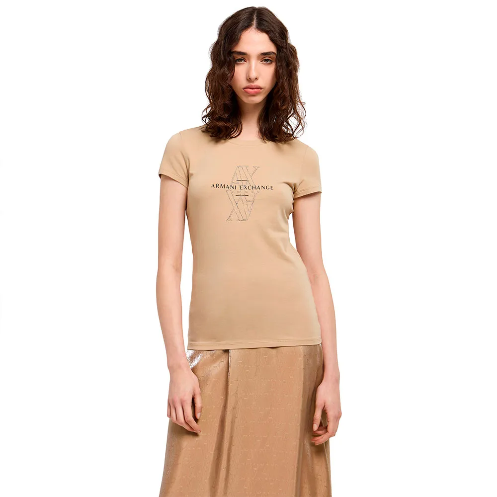 

Футболка с коротким рукавом Armani Exchange XW000512_AF11929, бежевый