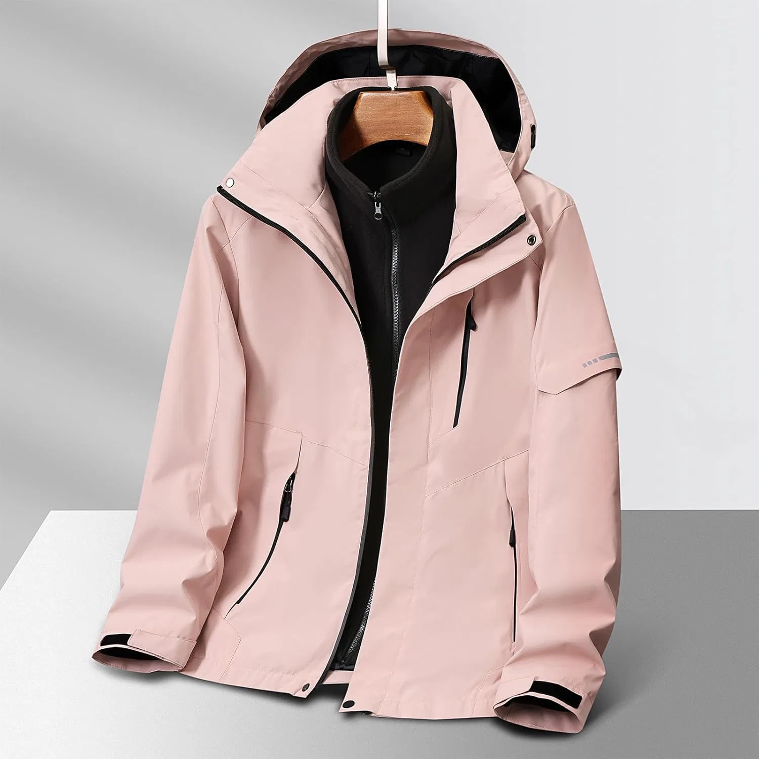 Мужская водонепроницаемая куртка для походов Generic, Jacket&sweater_pink — фото 2