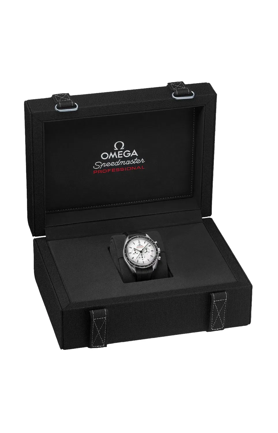 Speedmaster Moonwatch Professional 42 мм сталь на каучуковом ремешке - 310.32.42.50.04.001 OMEGA, золотой — фото 3