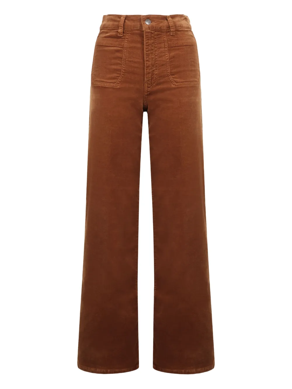 

Кордюровые брюки палаццо Le Slim Frame, коричневый