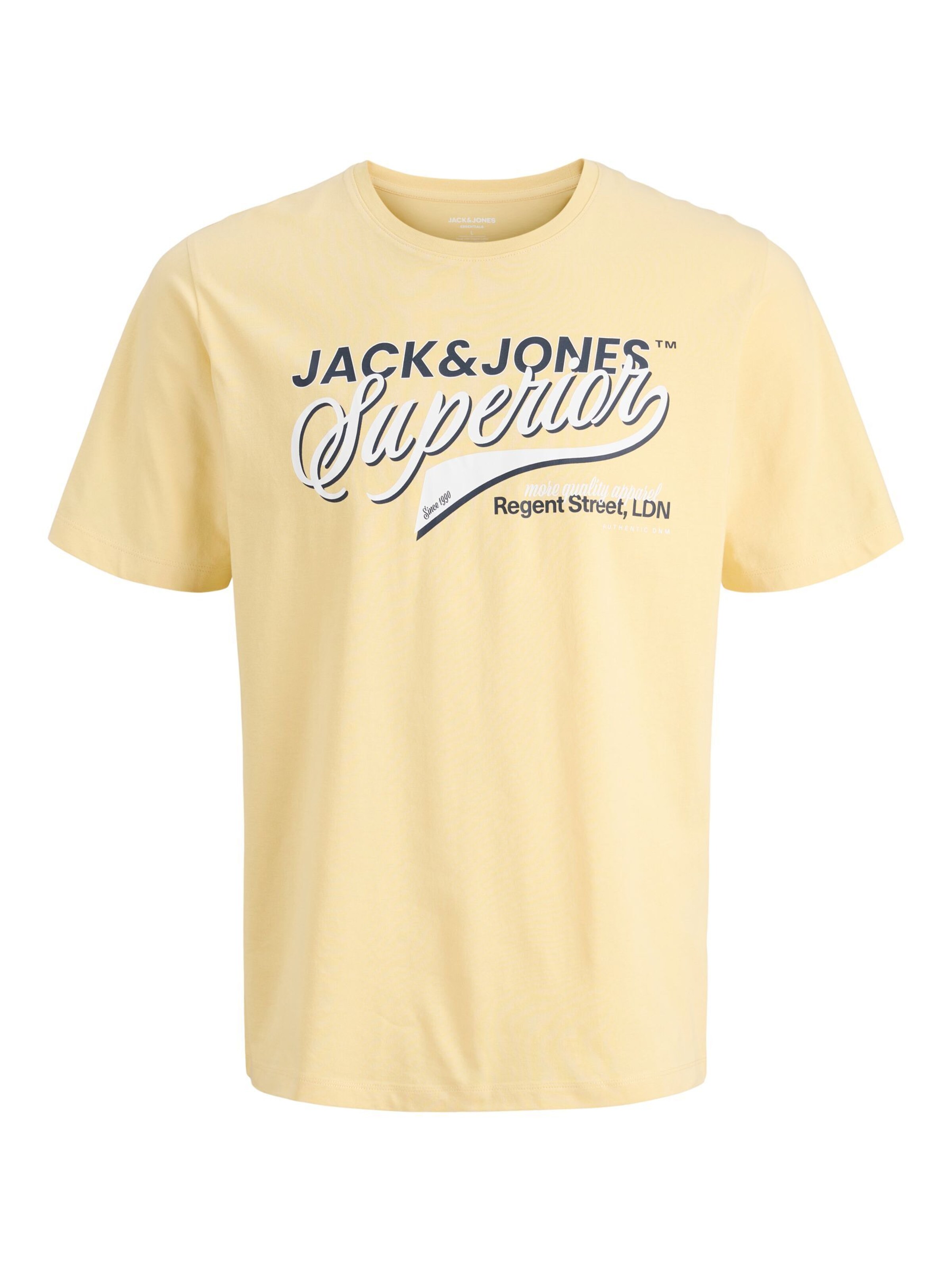 

Jack & Jones Plus Футболка в пастельно-желтом цвете