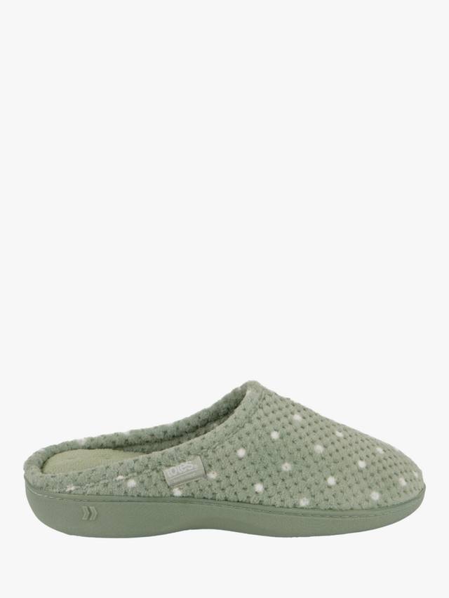Женские тапочки из махрового мула isotoner для попкорна totes, цвет Sage Green