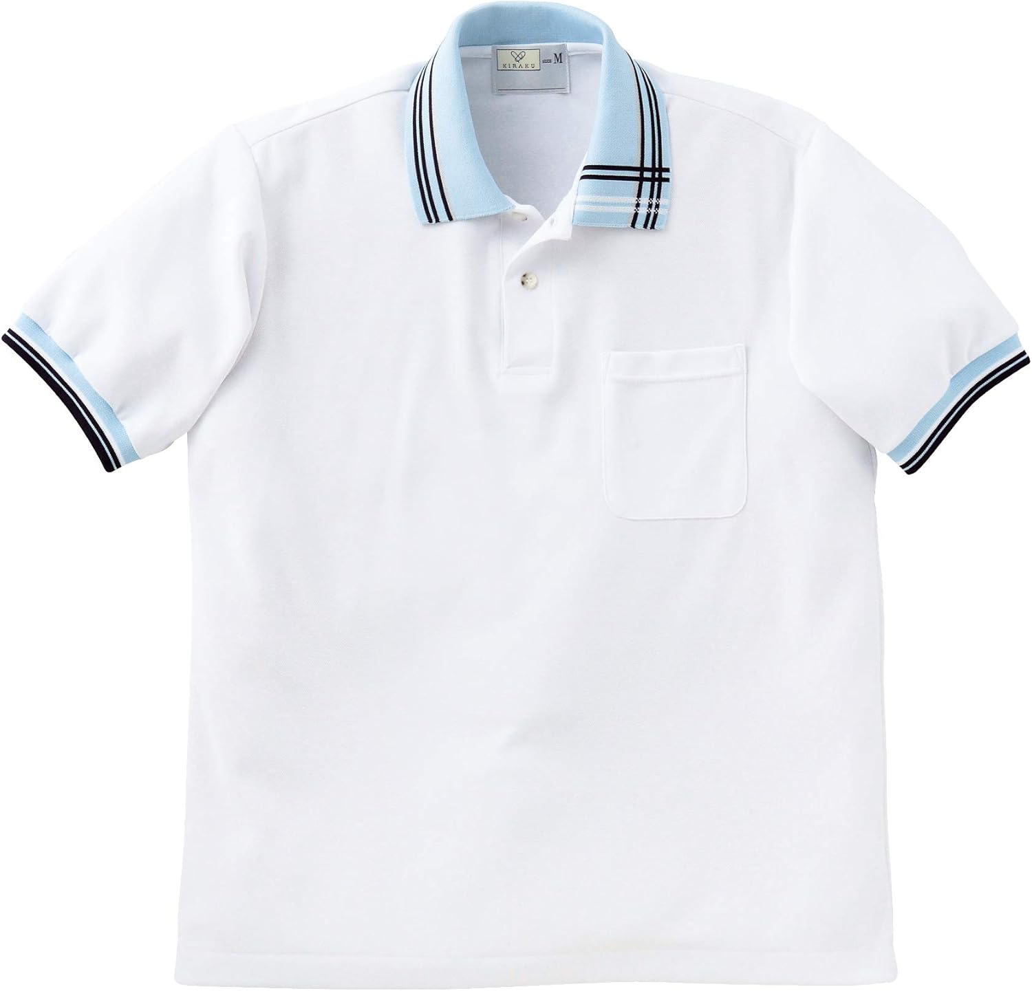 

Поло-рубашка KIRAKU с асимметричной подкладкой, популярная модель для кормящих мам, CR106, унисекс, для взрослых, белый