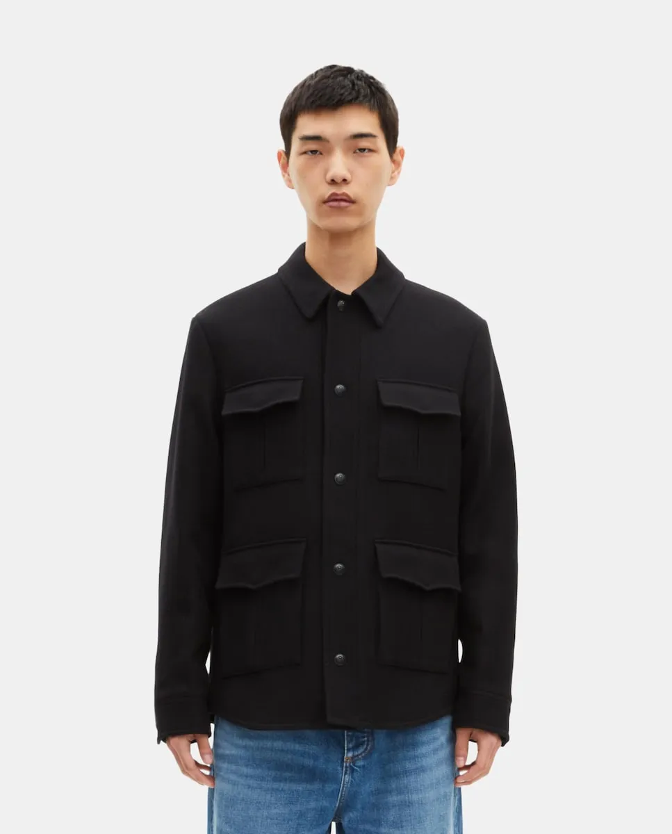 

Мужская рубашка свободного кроя The Kooples, черный