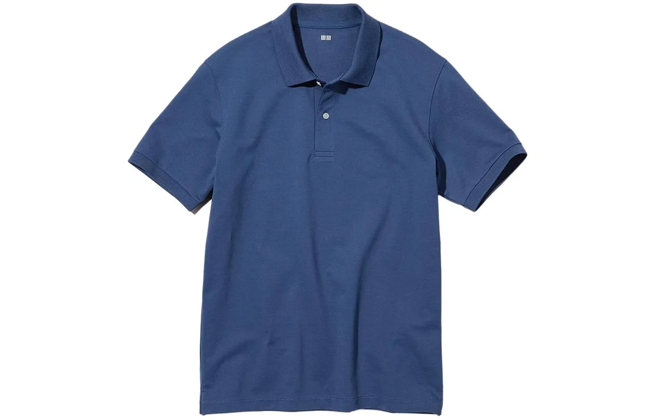 UNIQLO Поло унисекс морской синий