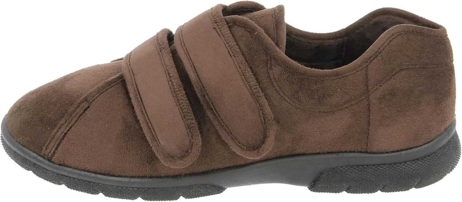 DB Shoes Мужские домашние тапочки (Joseph) 6V, широкая посадка, коричневый цвет — фото 2