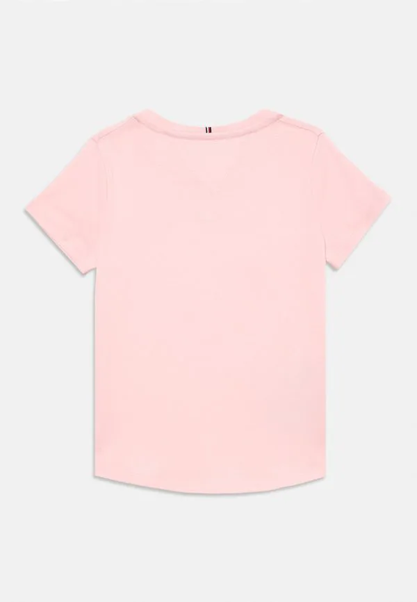 Футболка с цветочным принтом и логотипом, облегающего кроя. Tommy Hilfiger, Duchess Pink — фото 2