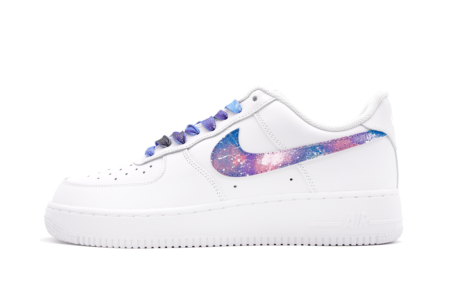 

Кроссовки Nike Air Force 1 Skateboarding Shoes Women's Low-top White/Blue/Purple, фиолетовый
