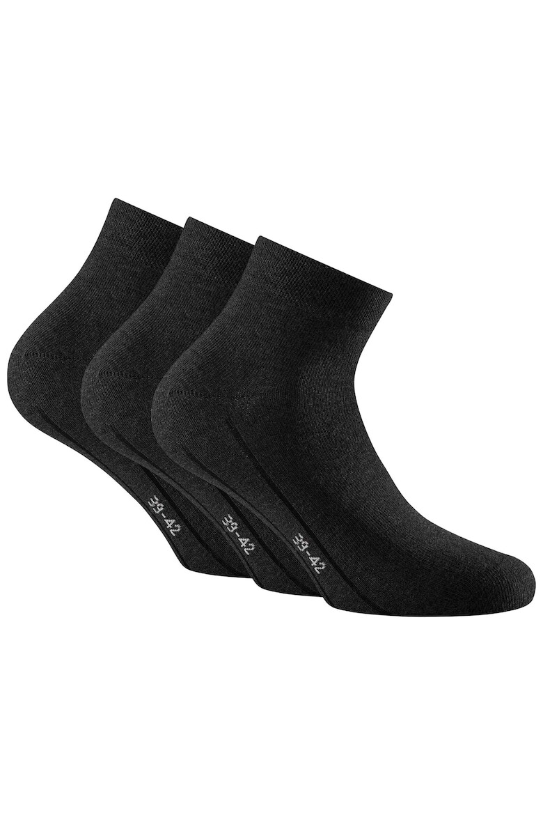 

Короткие носки , 3 пары Rohner Basic, черный