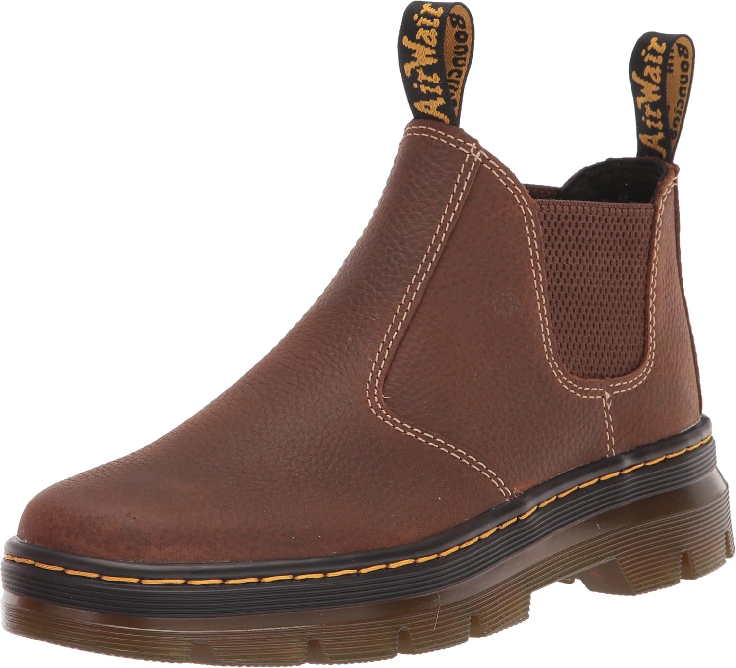 Унисекс-ботинки Dr. Martens Embury из кожи в стиле челси, Whiskey Pit Quarter — фото 4