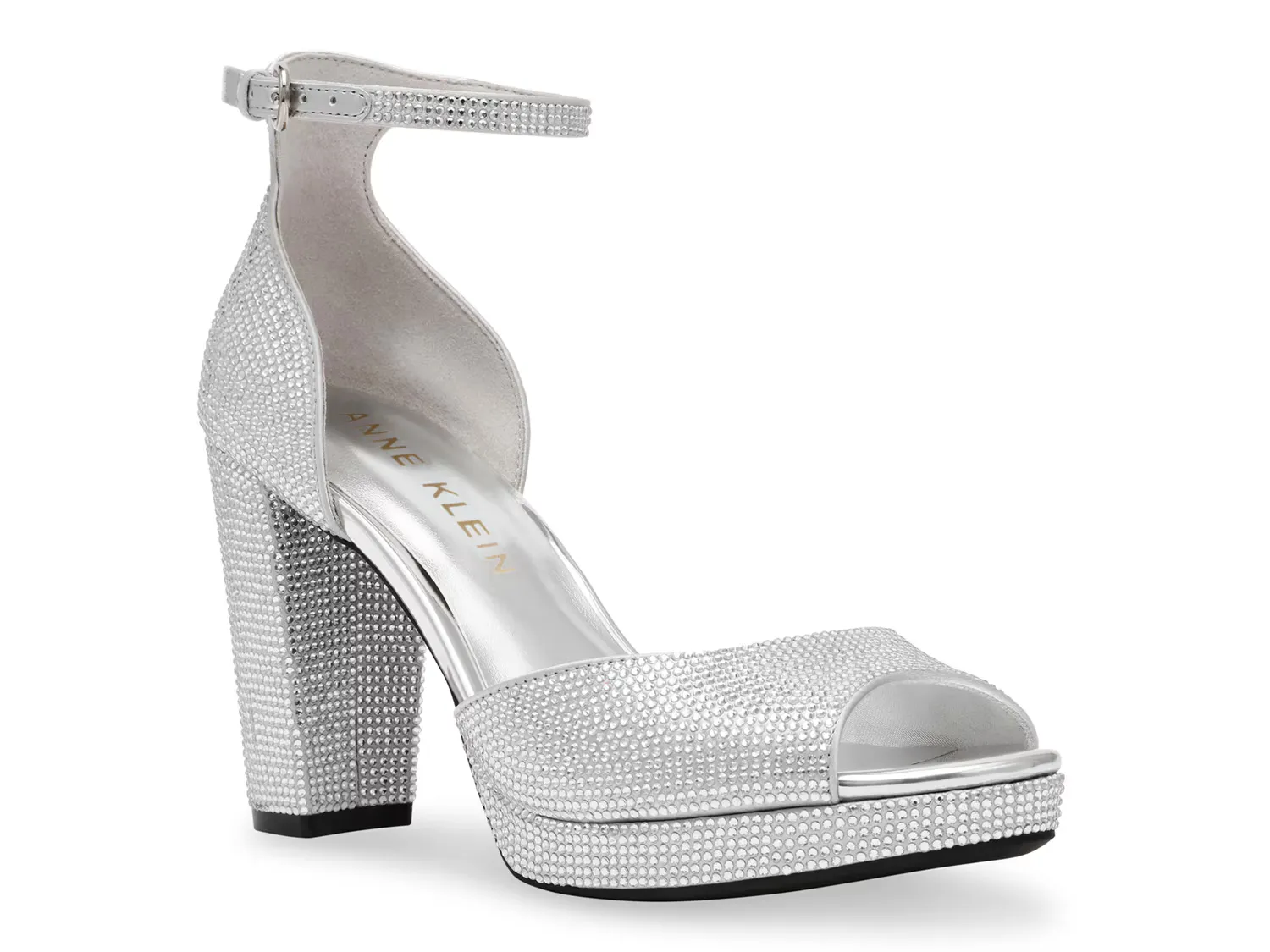 

Сандалии Vista Platform Sandal Anne Klein, серебряный/металлик