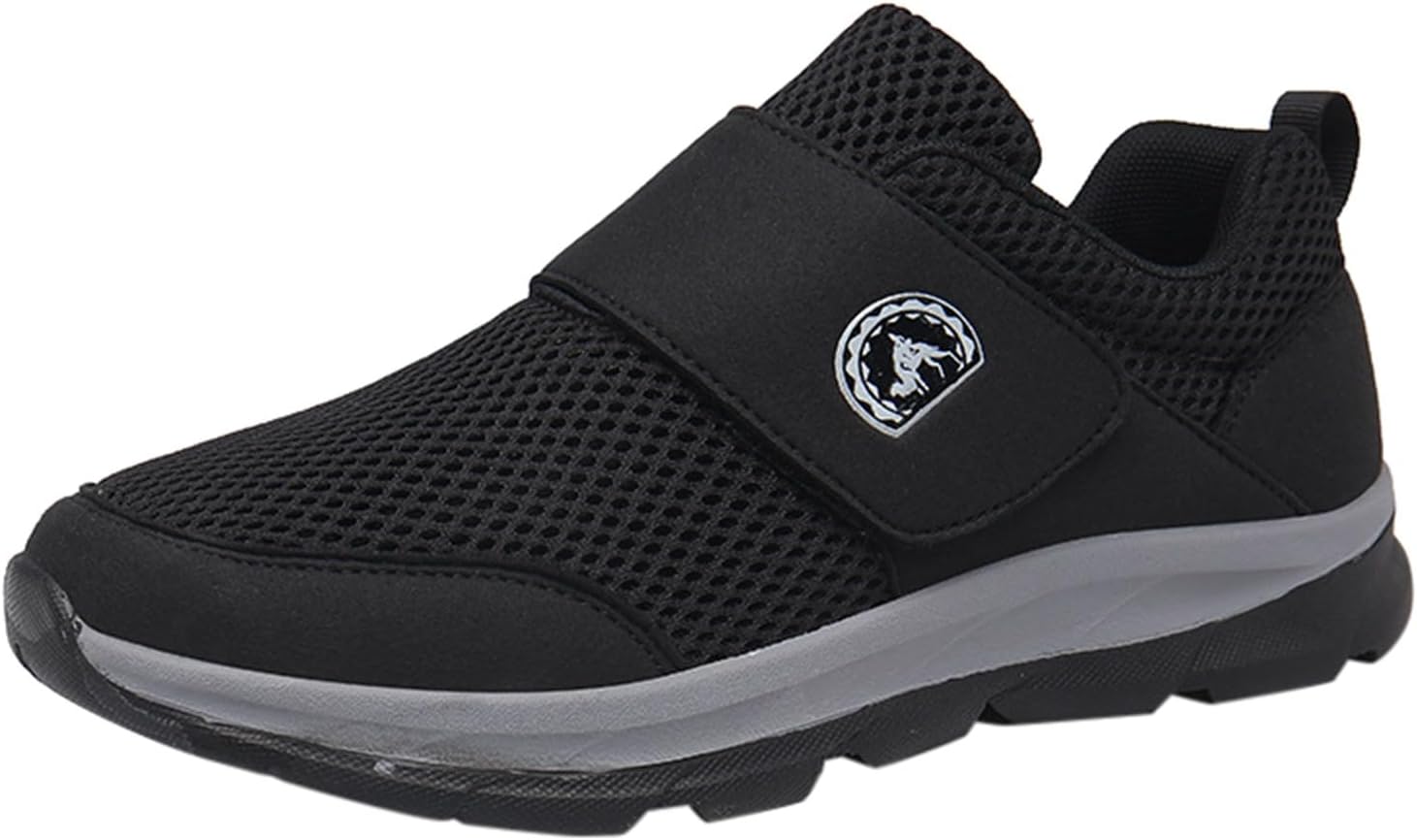 

Мужские повседневные оксфорды, легкие и удобные туфли с мягкой подошвой, для ходьбы, дышащие вязаные, для отдыха, классические деловые модные кроссовки Generic, черный