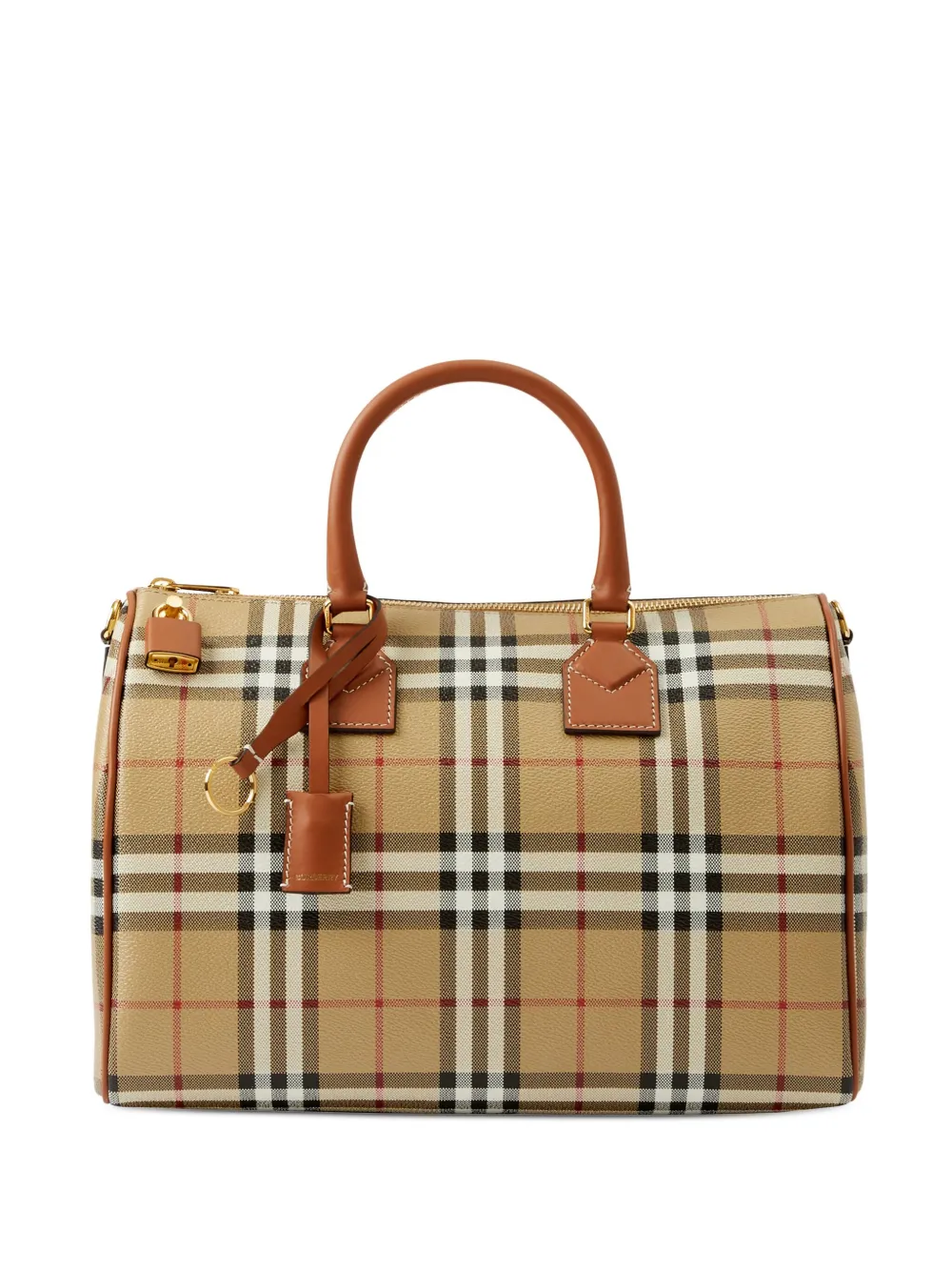 

Сумка Check Medium BURBERRY, коричневый