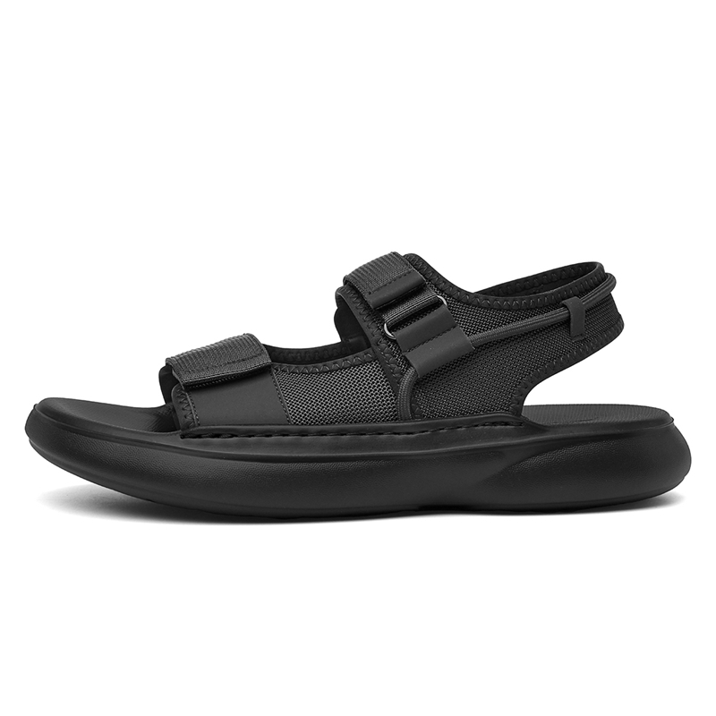 SEPTWOLVES Пляжные сандалии мужские черные мокко, цвет Mocha (Standard Leather Shoe Size) — фото 3