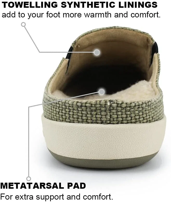 Тапочки с поддержкой стопы мужские, Light Olive WALK·HERO COMFORT AND SUPPORT — фото 4