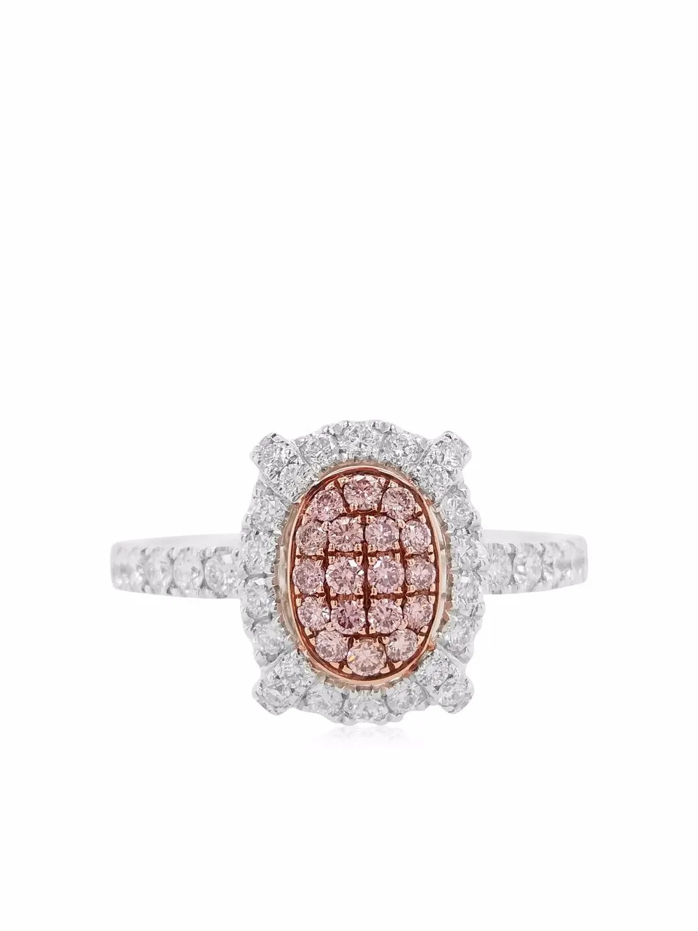 

Платиновое кольцо Argyle Pink Diamond HYT Jewelry, серебяный