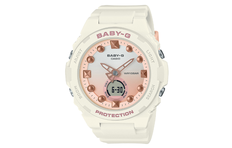 

CASIO Часы Women's BABY-G Pink Watch BGA-320-7A1PR, Pink Watch Dial
