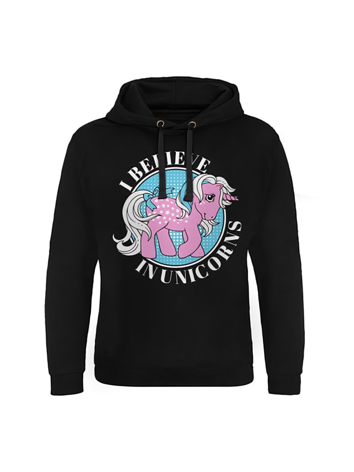 

Толстовка с капюшоном I Believe In Unicorns Epic Hoodie черного цвета My Little Pony