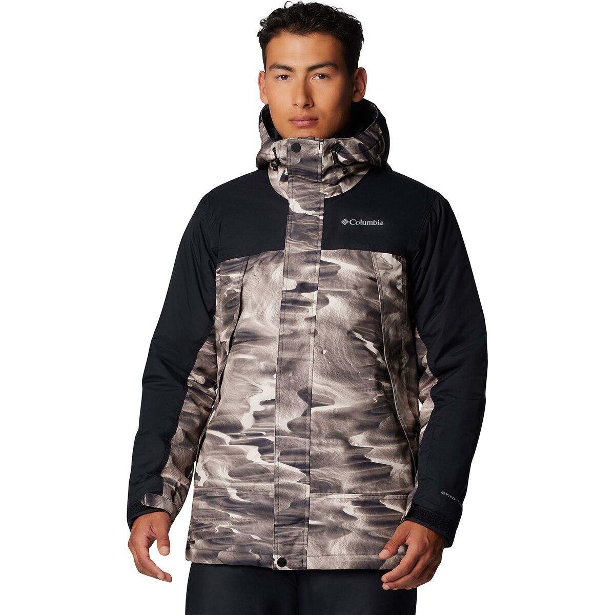 

Принтованная куртка Shotski Columbia, цвет dark stone windblown print