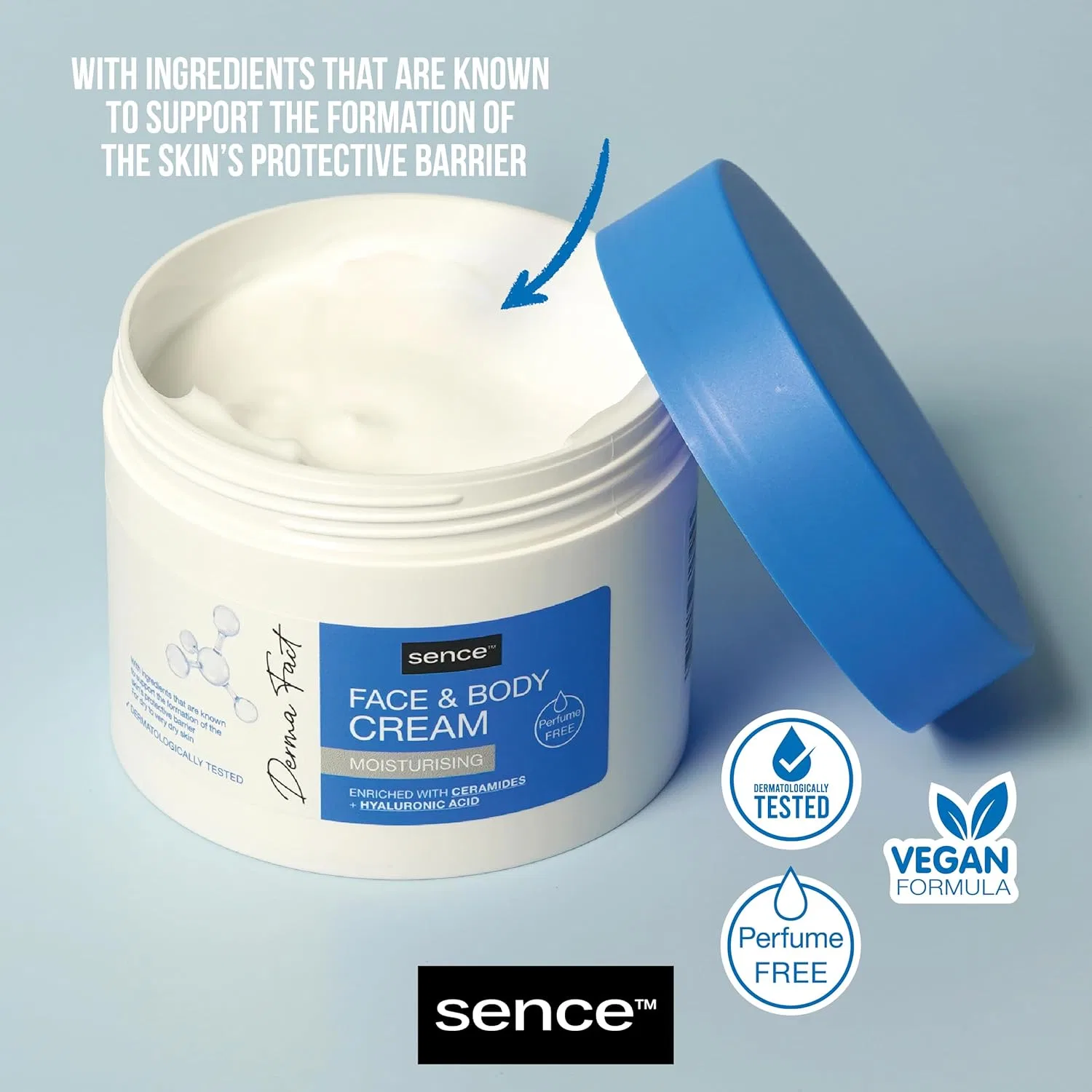 Крем для лица и тела без парфюма Sence Derma Fact Sence — фото 3
