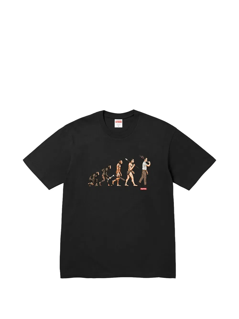 Футболка «Эволюция» Supreme, черный