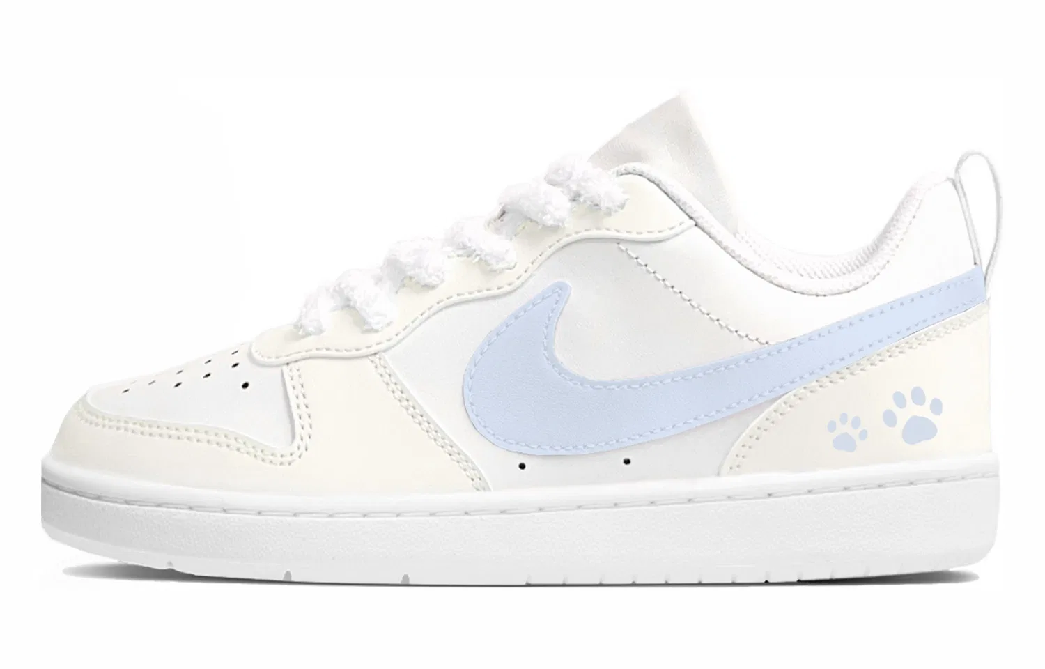 Кроссовки для скейтбординга Court Borough Low top Kids' Skateboarding Shoes Blue Teenagers Nike, Yellow