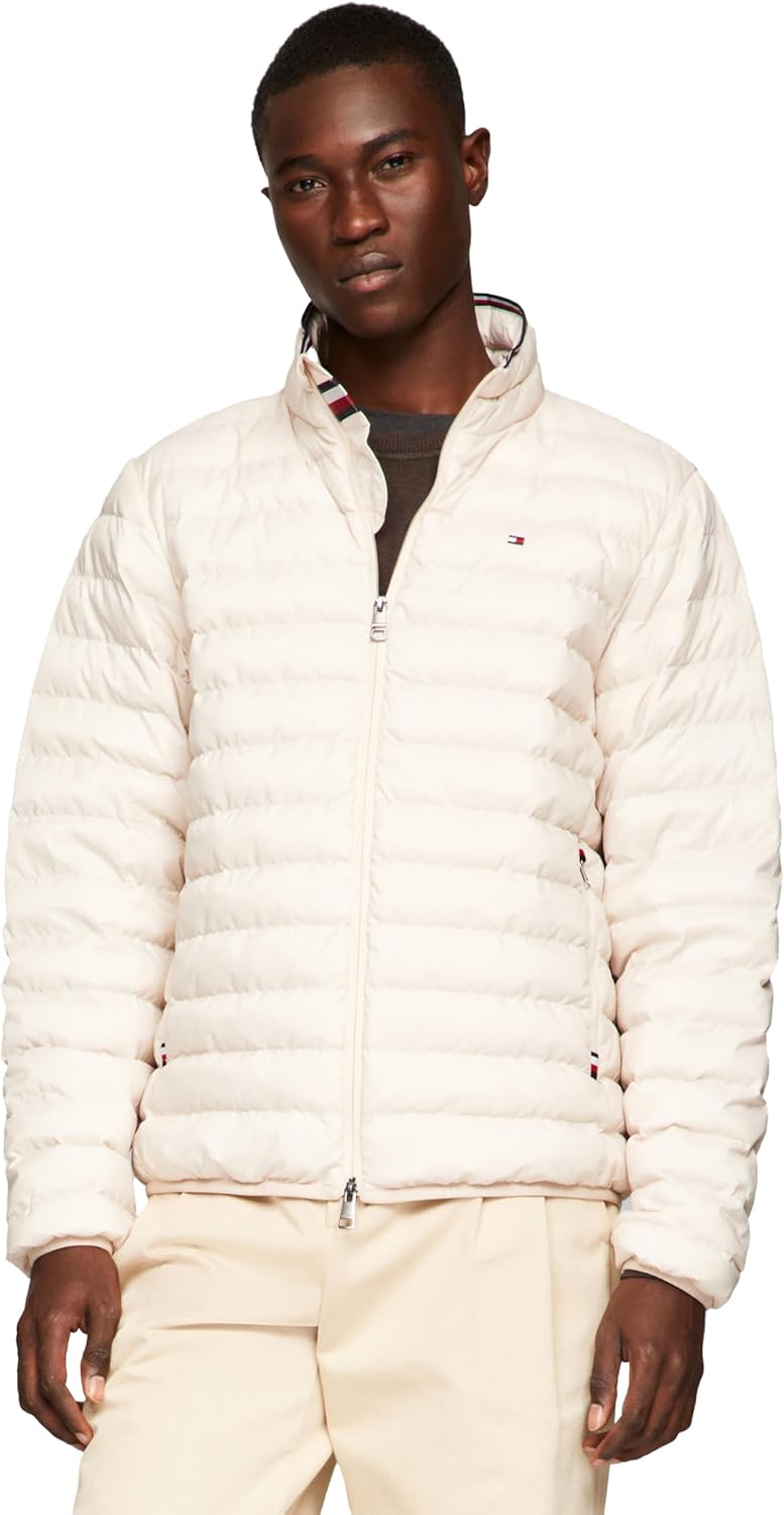 

Мужская утепленная пуховая куртка TOMMY HILFIGER с возможностью упаковки, Cashmere Cream