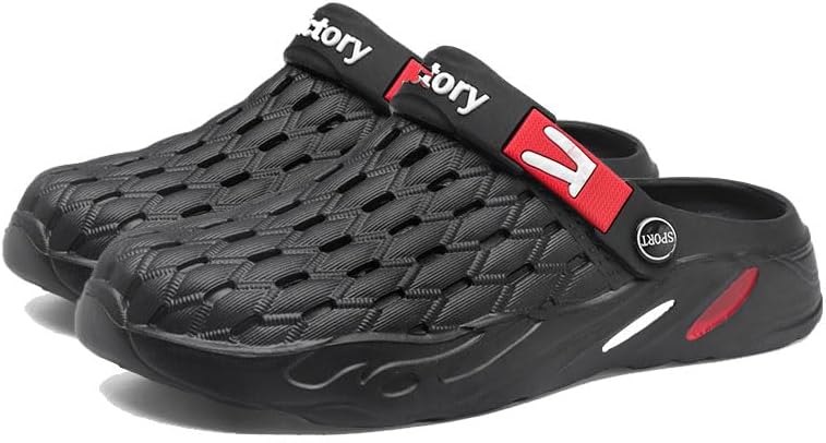 

Мужские садовые сабо на шлепке, босоножки для пляжа и бассейна, мужские тапочки с амортизирующей стелькой Odipon, черный
