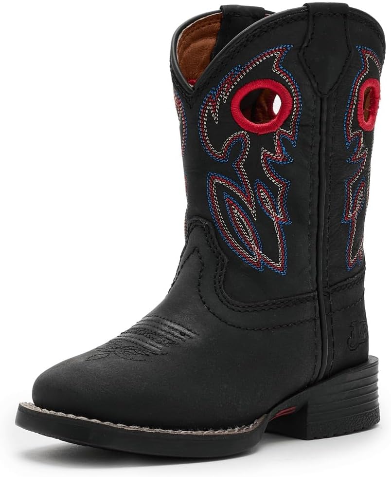 

Детские вестерн-бутсы Justin Bowline Junior- прочная и стильная обувь для активных детей, идеально подходит для игр на свежем воздухе, Shadow