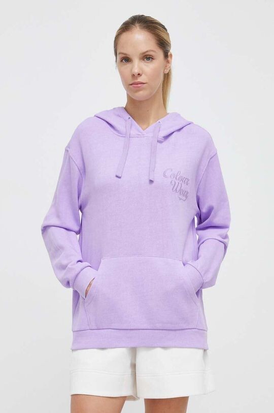 

Хлопковая толстовка Colourwear, фиолетовый