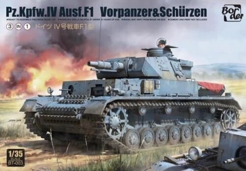 

Пограничная модель Pz. Кпфв. IV Аусф. F1 Ворпанцер и Шурцен Inny producent (majster PL)