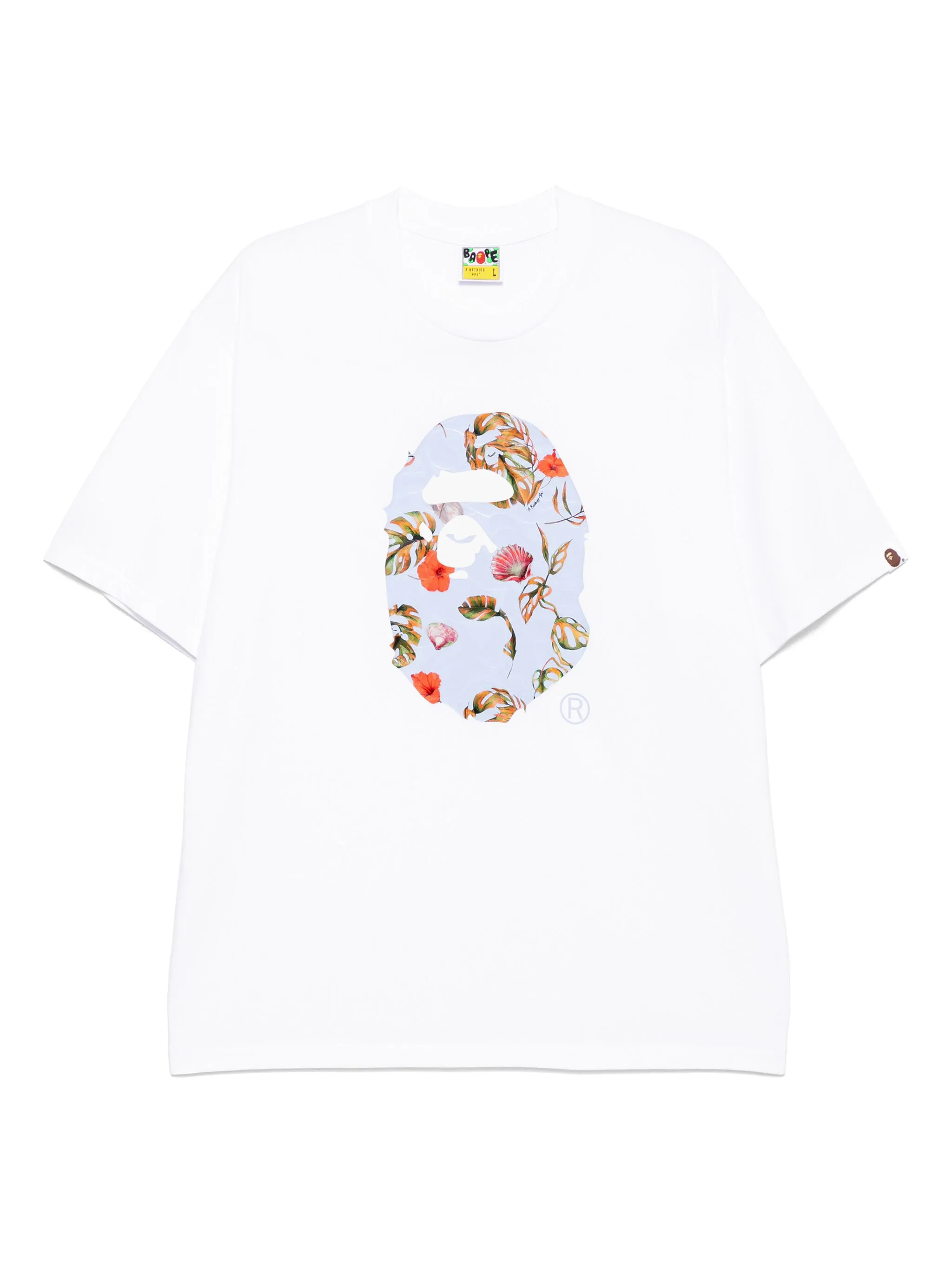 

Футболка с логотипом A Bathing Ape, белый