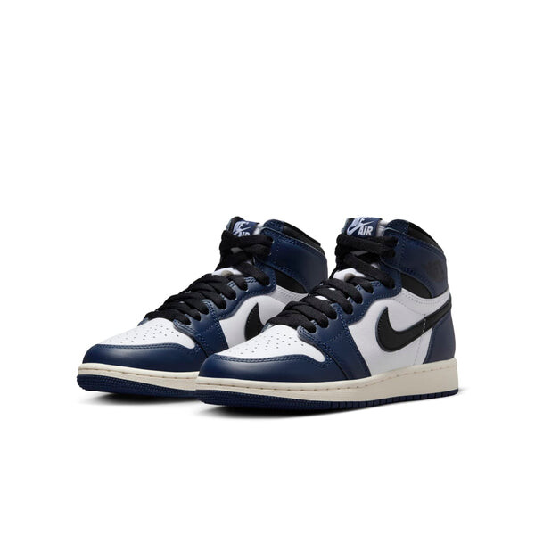 Кроссовки 1 ретро высокие og Air Jordan, синий — фото 2