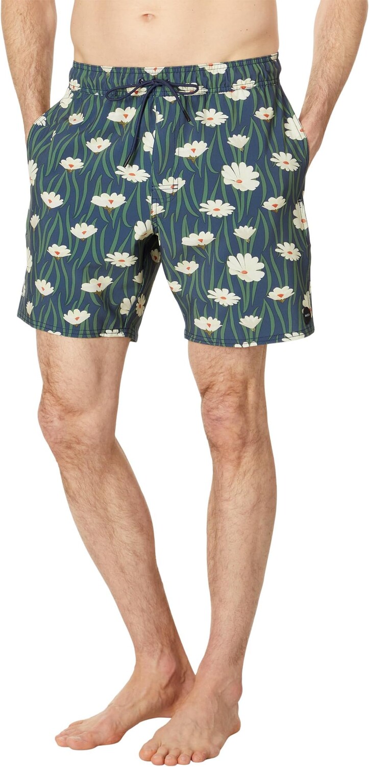 

Шорты RVCA VA 17" Elastic Shorts, цвет Moody Blue
