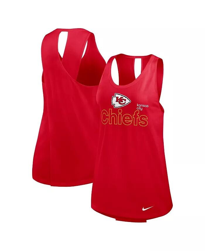 

Женская красная майка Kansas City Chiefs Plus Size Performance Nike