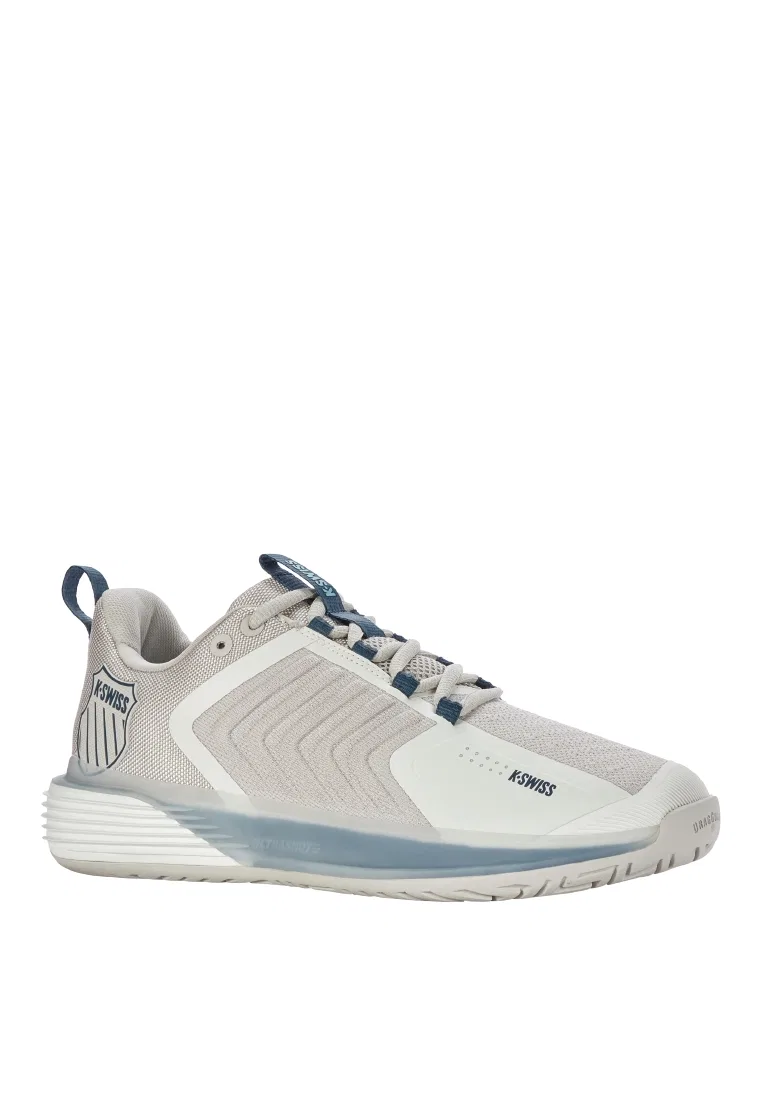 Кроссовки теннисные мужские Ultrashot 3, K-Swiss, белый/серый — фото 2