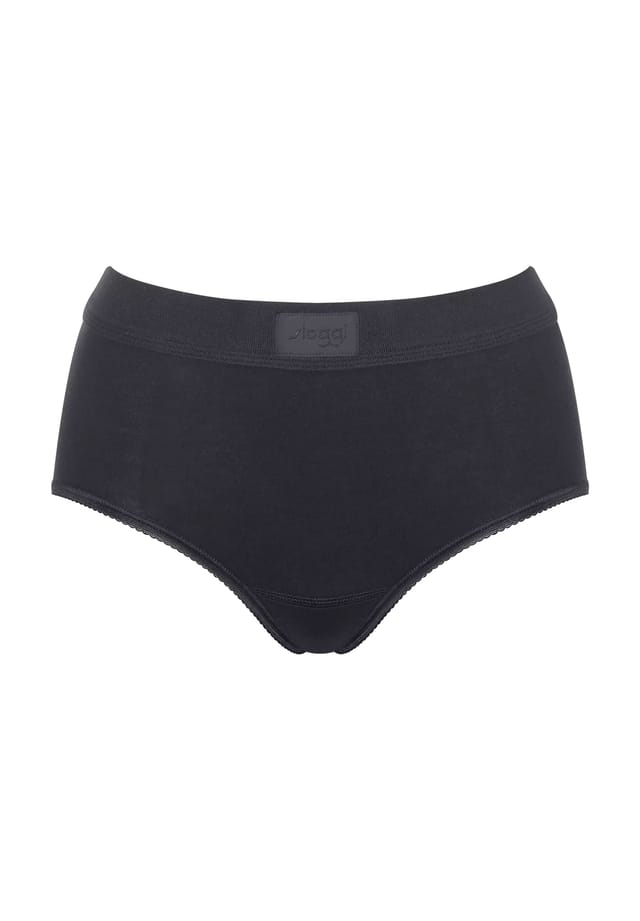 

Трусы макси Double Comfort 2 шт. в упаковке дышащие Sloggi, черный