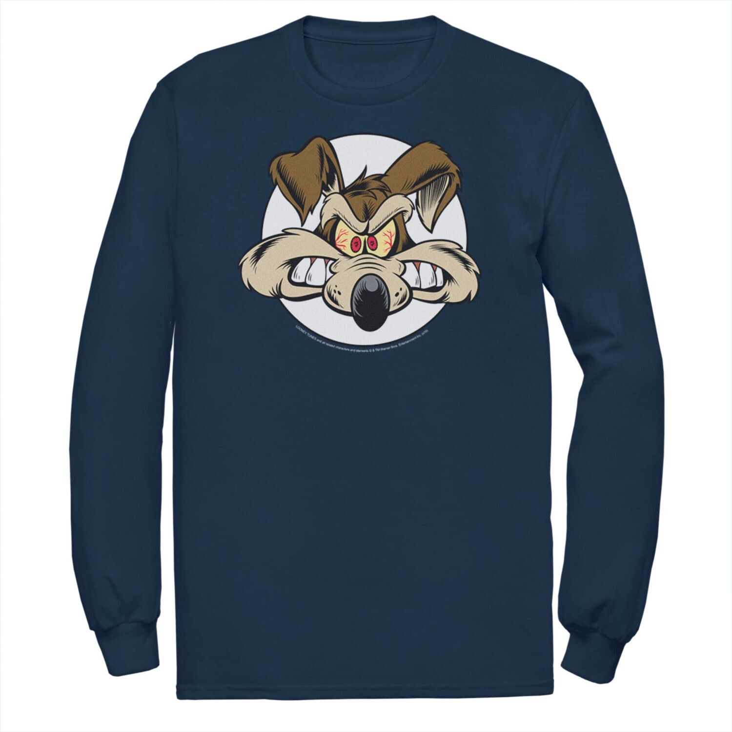 

Мужская футболка Looney Tunes Wile E. Coyote Angry Big Face Licensed Character