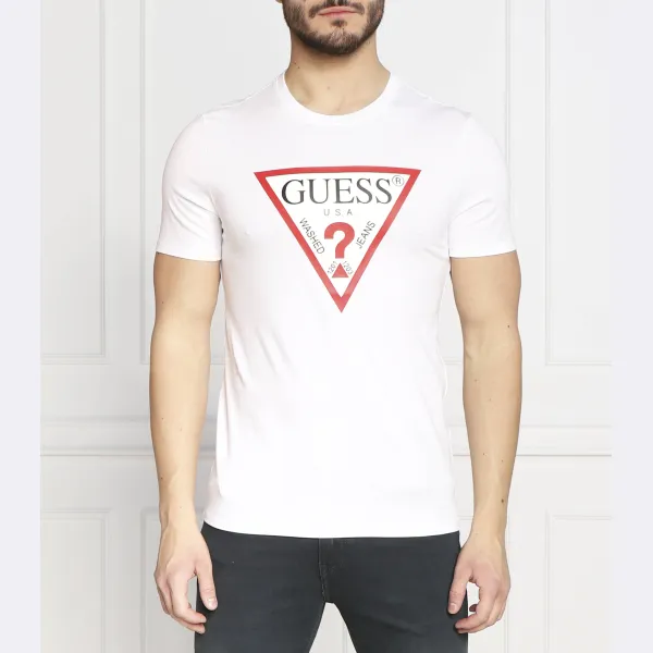 

Облегающая футболка Guess, белый