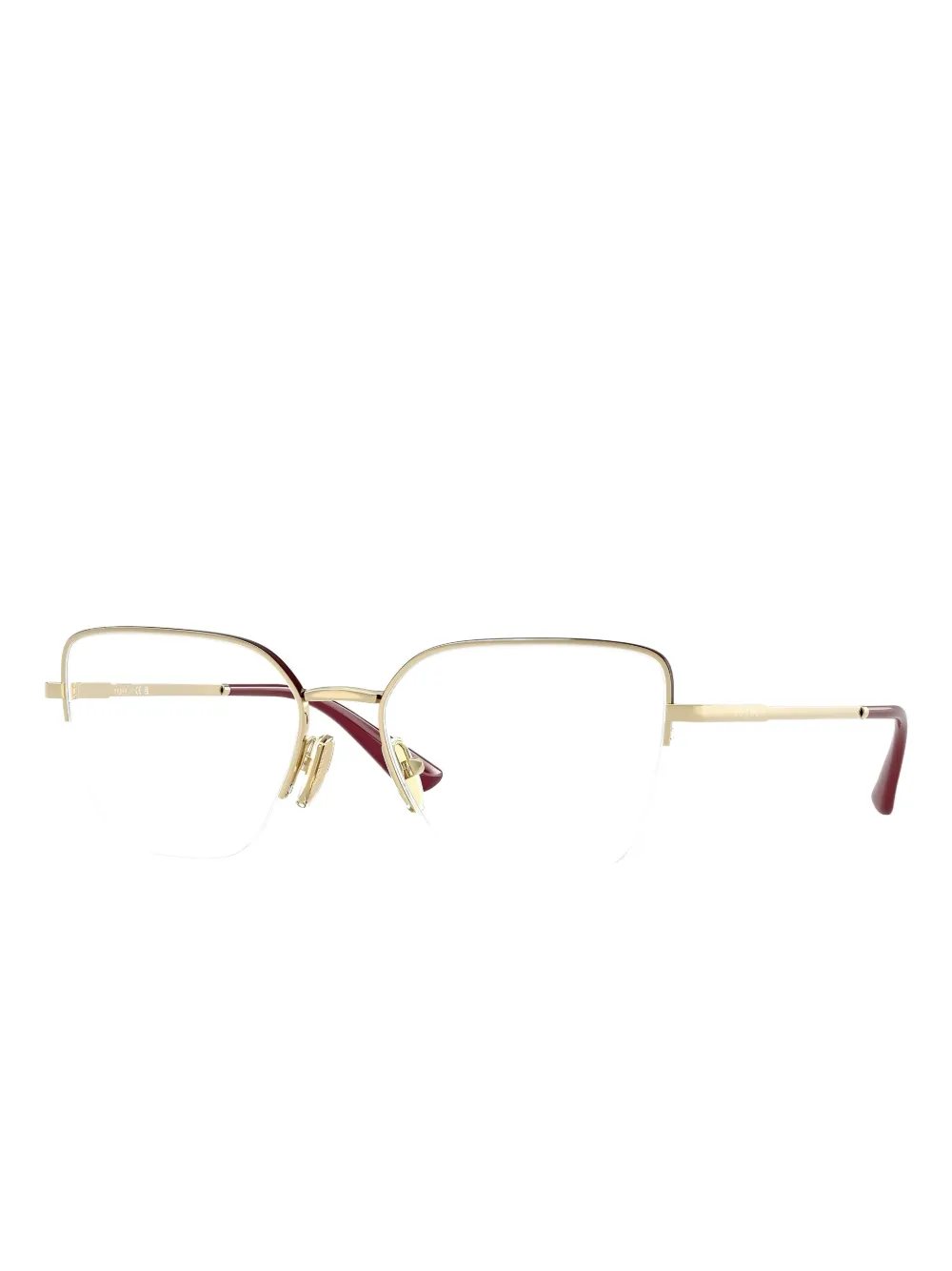

Очки в геометрической оправе Vogue Eyewear, золотой