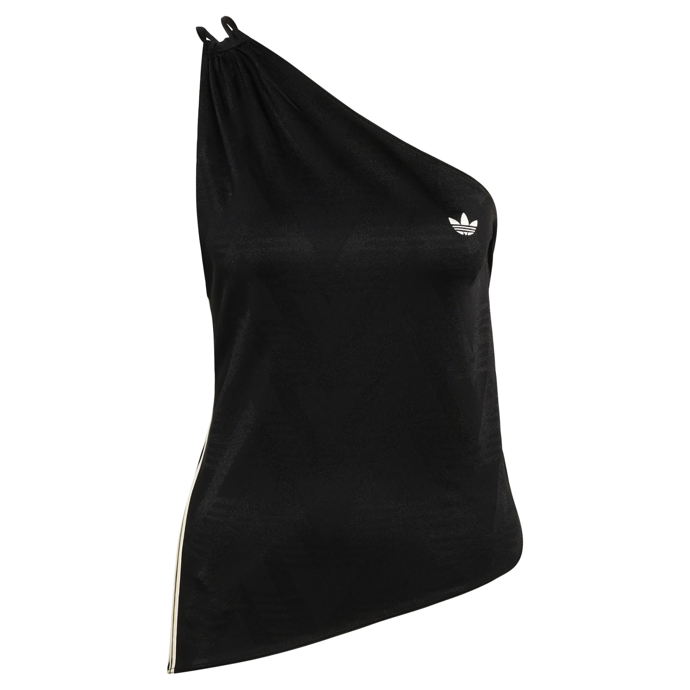 

Adidas Originals Топ 'ROUCHED ONE SHOULDER' в черном цвете