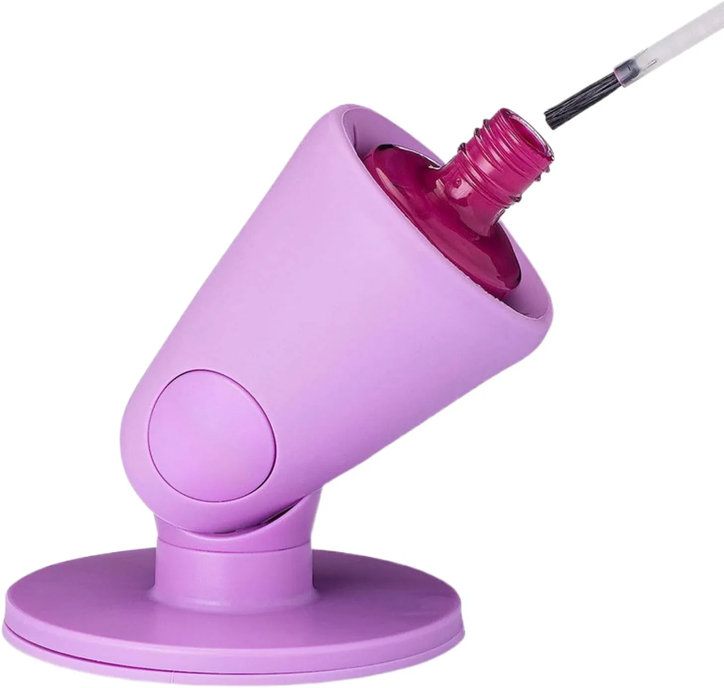 Силиконовый держатель для лака для ногтей Generisch, Purple