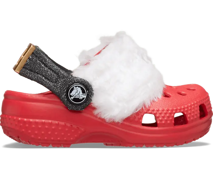 

Детские сабо Crocs Littles Santa, цвет Varsity Red / Multi