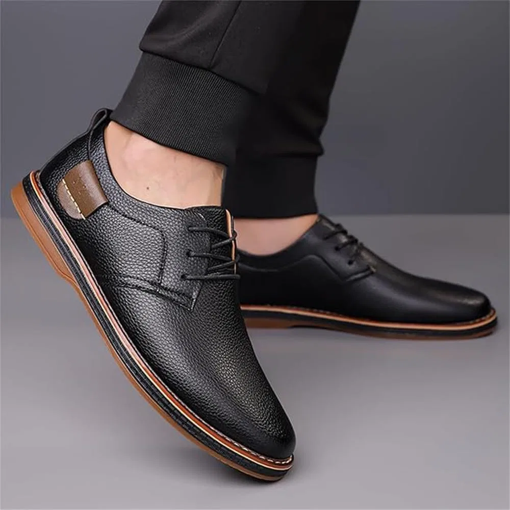 Лоферы кожаные Simple Work Shoes, черный Asifn — фото 3