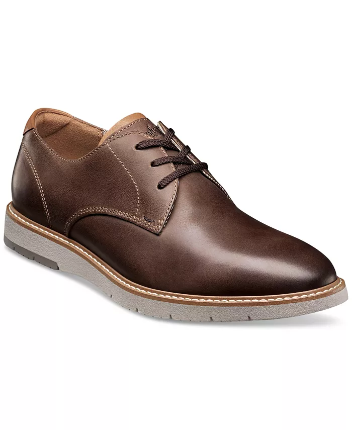 

Мужские оксфорды Vibe на шнуровке с круглым мысом Florsheim, коричневый