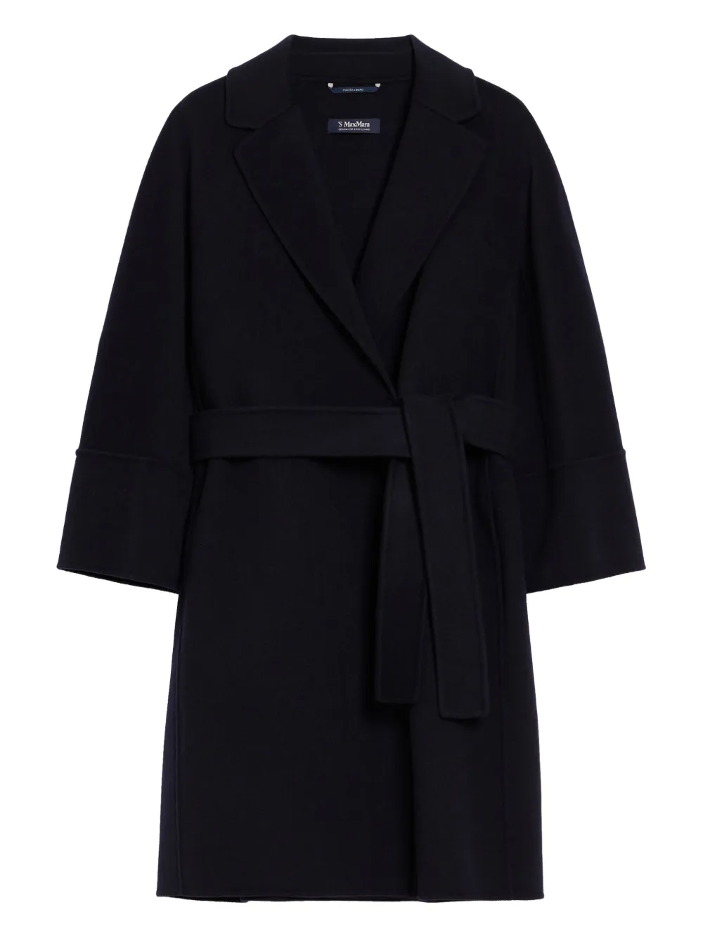 

Шерстяное пальто Arona с поясом 'S Max Mara, синий